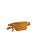 Bauchtasche ELBSAND Gr. B/H/T: 26 cm x 12 cm x 7 cm, braun (camelfarben) Damen Taschen aus Leder, Umhängetasche, Brusttasche, Schultertasche, Crossbody Bag