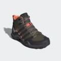 Wanderschuh ADIDAS TERREX "TERREX SWIFT R2 MID GORE-TEX" Gr. 37, grün (olive strata, aurora schwarz, amber tint) Schuhe wasserdicht