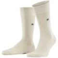 Burlington Herren Socken - DUBLIN, Kurzstrumpf, Logo, One Size, einfarbig Beige 40-46