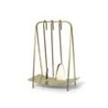 ferm LIVING Kaminwerkzeug-Set Port, messing, Stahl, 4-teilig