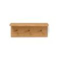 ferm LIVING Ablageregal Place Rack, 45 cm lang, Haken, Holz