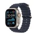 Apple Watch Ultra 2 Titanium (Cellular) 49mm Titaniumgehäuse natur, Ocean Armband marine