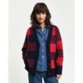 Buffalo Checked V-Neck Strickjacke