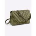 Handtasche HEINE Gr. B/H/T: 32cm x 22cm 5cm, grün (khaki) Damen, Taschen