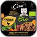 Cesar Natural Goodness Bio mit Huhn, Erbsen & Karotten 16x100g