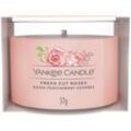 Yankee Candle Raumdüfte Votivkerze im Glas Fresh Cut Roses