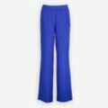 Dunkelblaue Hose mit hohem Bund