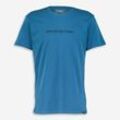 Petrolfarbenes T-Shirt mit Logo