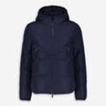 Dunkelblaue Pufferjacke