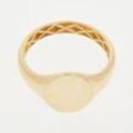 Ring aus 375er Gold im Siegel-Stil