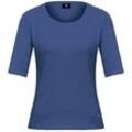 Rundhals-Shirt Modell Velvet Bogner blau, 46