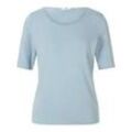 Rundhals-Shirt langem 1/2-Arm Peter Hahn blau, 42