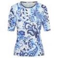 Rundhals-Shirt Peter Hahn blau, 38