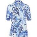 Jersey-Bluse Peter Hahn blau, 44