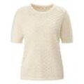 Rundhals-Pullover aus 100% SUPIMA®-Baumwolle Peter Hahn weiss, 48