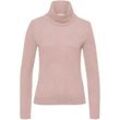 Pullover lockerem Rollkragen include rosé, 46