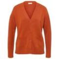 Strickjacke V-Ausschnitt include orange, 46