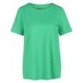 Rundhals-Shirt Benedikte Green Cotton grün, 52