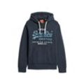 Superdry Sweatshirt Herren Baumwolle, blau