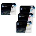 HP Original 643A Toner 4er Set schwarz, cyan, magenta, gelb