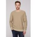 Sweater CAMP DAVID, Herren, Gr. 4XL, braun (tan), Material: 100% Baumwolle, bedruckt, casual, lässig geschnitten, Rundhals, Langarm eingesetzt Rippbündchen, Sweatshirts, aus Baumwolle