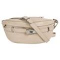 Gürteltasche SAMANTHA LOOK Gr. B/H/T: 32 cm x 13 cm x 9 cm onesize, beige Damen Taschen echt Leder, Made in Italy