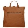 Umhängetasche CLUTY Gr. B/H/T: 28cm x 33cm x 7cm onesize, braun (cognac) Damen Taschen echt Leder, Made in Italy