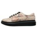 Plateausneaker DOGO "Damen Myra Mexican Vegan Damen Sneaker / female" Gr. 38, Normalschaft, braun (beige-braun) Damen Schuhe Vegan