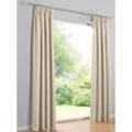 Vorhang HEINE HOME Gr. 3, beige (creme), B:135cm H:225cm, Polyester, Gardinen