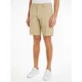 Cargoshorts TOMMY HILFIGER "HARLEM CARGO 1985" Gr. 36, N-Gr, grün (batique khaki) Herren Hosen in schlichtem Design