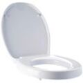 WC-Sitz RIDDER "Top", weiß, B:36,8cm, Duroplast, Thermoplast, WC-Sitze, mit Softclose