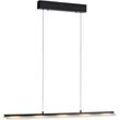 Pendelleuchte JUST LIGHT "NELE" Lampen Gr. 1 flammig, Ø 100,00cm H: 60,00cm,, schwarz LED, Comfort Lift, dimmbar, Switchmo