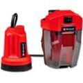 Klarwasserpumpe EINHELL "GE-SP 18 LL Li -Solo", rot (rot, schwarz), B:25,5cm H:26,5cm L:32,5cm, Pumpen, ohne Akku und Ladegerät