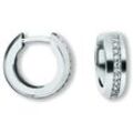 Paar Creolen ONE ELEMENT "Zirkonia Ohrringe aus 925 Silber" Gr. Damen, mit Zirkonia, Silber 925 (Sterlingsilber), silberfarben (silber) Damen Silber Schmuck