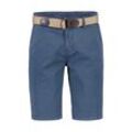 Bermudas LERROS "LERROS Chino-Bermuda für Herren", Herren, Gr. 6XL, extraweit, blau (storm blau), 98% Baumwolle, 2% Elasthan, Hosen