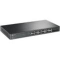 TP-LINK Netzwerk-Switch "Omada TL-SG2428P 24-Port Gigabit PoE+ L2 Smart Switch 4xSFP", schwarz, B:34cm H:10,5cm, Netzwerk-Switches