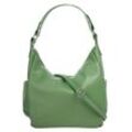 Shopper SAMANTHA LOOK Gr. B/H/T: 35cm x 25cm x 10cm onesize, grün Damen Taschen echt Leder, Made in Italy