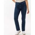 5-Pocket-Jeans RAPHAELA BY BRAX "Style LAURA SLASH" Gr. 36, Normalgrößen, blau (dunkelblau) Damen Jeans