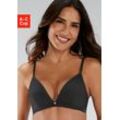 Bralette-BH S.OLIVER "Zoè" Gr. 70, Cup C, schwarz Damen BHs ohne Bügel in angesagter Triangel-Form