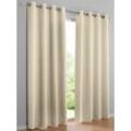 Vorhang HEINE HOME Gr. 3, beige (creme), B:135cm H:225cm, Polyester, Gardinen