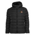 Winterjacke URBAN CLASSICS "Urban Classics Herren Basic Bubble Jacket", Herren, Gr. L, schwarz, 100% Nylon, unifarben, casual, normal, ohne Ausschnitt, Langarm, Jacken