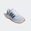 Sneaker ADIDAS SPORTSWEAR "RUN 70S", Gr. 40, weiß (cloud weiß, royal blau, grau one), Leder, Textil, sportlich, Schuhe