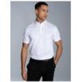 Poloshirt TRIGEMA "TRIGEMA Business-Poloshirt", Herren, Gr. L, weiß, 100% Baumwolle, Basic, Shirts