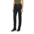 Slim-fit-Jeans S.OLIVER "Betsy", Damen, Gr. 44, Länge 30, blau (dunkelblau), Denim/Jeans, Obermaterial: 76% Baumwolle, 22% Polyester, 2% Elasthan, casual, slim fit, Jeans, mit Stretch