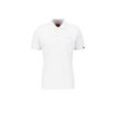 Poloshirt ALPHA INDUSTRIES "Alpha Industries Men - Polo Shirts X-Fit Polo", Herren, Gr. L, weiß, Obermaterial: 95% Baumwolle, 5% Elastan, Kurzarm, Shirts