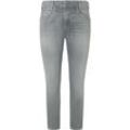 Tapered-fit-Jeans PEPE JEANS "TAPERED JEANS" Gr. 34, Länge 34, grau (light grau used), Herren, Obermaterial: 95% Baumwolle, 4% Elastomultiester, 1% Elasthan, Jeans