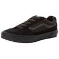 Sneaker VANS "Caldrone" Gr. 35, schwarz (suede/mesh black/black) Schuhe