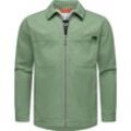 Outdoorjacke RAGWEAR "Liwty" Gr. L (52), grau (graugrün) Herren Jacken stylische Hemdjacke mit Brusttasche