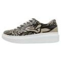 Plateausneaker DOGO "Damen Myra Arizona Dream Vegan Damen Sneaker / female" Gr. 36, Normalschaft, beige (beige-schwarz) Damen Schuhe Vegan