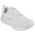 Sneaker SKECHERS "FLEX APPEAL 4.0 BRILLINAT VIEW" Gr. 36, weiß (sanftes weiß) Damen Schuhe mit Air Cooled Memory Foam, Freizeitschuh, Halbschuh, Schnürschuh